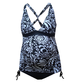 Ocean Lily - Cross Back Tankini